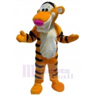 Tiger Mascot Costume Animal with Pink Nose