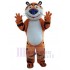 Gros Tigre Costume de mascotte Animal avec nez bleu