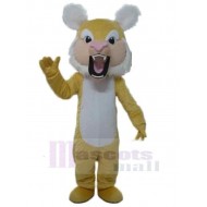 Ferocious Yellow Tiger Mascot Costume Animal