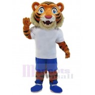 Strong Tiger Player Mascot Costume Animal
