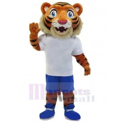 Joueur de tigre fort Costume de mascotte Animal