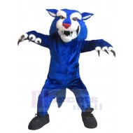 Tigre bleu aux pattes pointues Costume de mascotte Animal