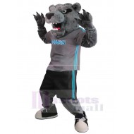 Sport Grey Tiger Mascot Costume Animal