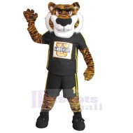 Tigre brun universitaire Costume de mascotte Animal