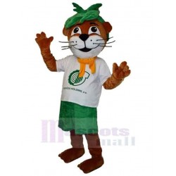 Wild Jungle Brown Tiger Mascot Costume Animal