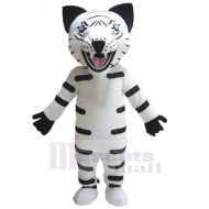 Wilder weißer Tiger Maskottchen Kostüm Tier Erwachsene