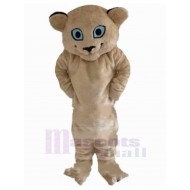 Little Tiger Mascot Costume Animal with Blue Eyes