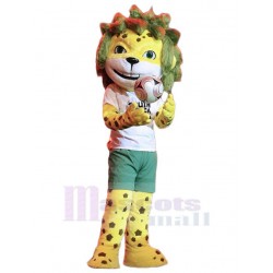la fifa 2010 tigre amarillo Traje de mascota Animal