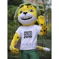 La FIFA 2010 Tigre jaune Costume de mascotte Animal