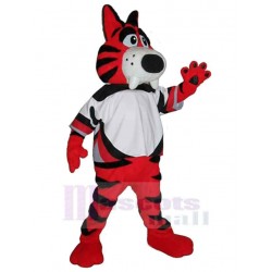 Tigre noir et orange drôle Mascotte Costume Animal