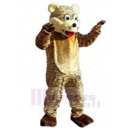 Funny Brown Tiger Mascot Costume Animal Adult