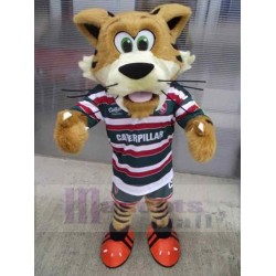 Tiger in Sportswear Mascot Costume Animal Adult