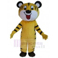 Cute Black and Yellow Tiger Mascot Costume Animal