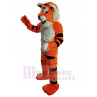 Hochwertiger orangefarbener Tiger Maskottchen-Kostüm-Tier-Erwachsener