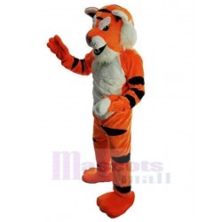 Schöner orangefarbener Tiger Maskottchen Kostüm Tier