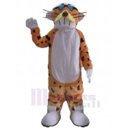 Funny Waving Tiger Leopard Mascot Costume Animal