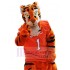 Cooler Sport-Tiger Maskottchen-Kostüm-Tier-Erwachsener