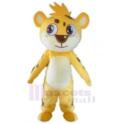 Kleiner gelber Tiger Maskottchen Kostüm Tier