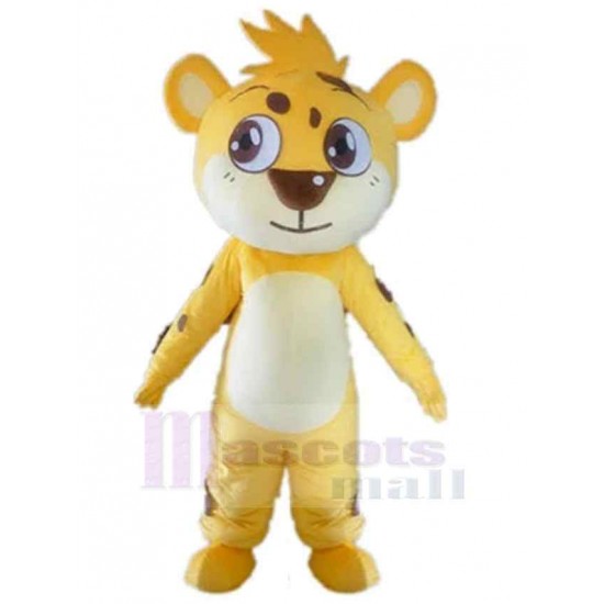 Small Yellow Tiger Mascot Costume Animal