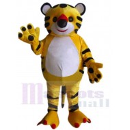 Golden Cute Tiger Mascot Costume Animal