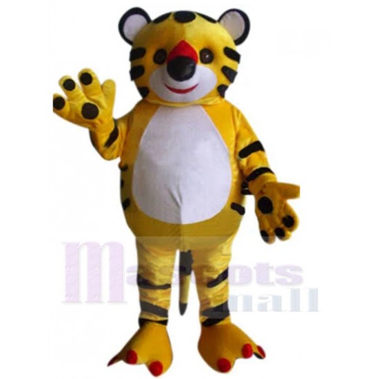 Tigre lindo dorado Disfraz de mascota Animal