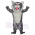 Bellowing Grey Tiger Mascot Costume Animal