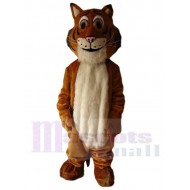 Tigre en peluche marron et blanc Mascotte Costume Animal