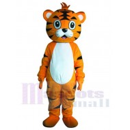 Orange Baby-Tiger Maskottchen-Kostüm Tier
