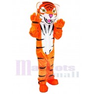 Tigre orange féroce Mascotte Costume Animal