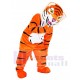 Wilder orangefarbener Tiger Maskottchen-Kostüm Tier