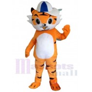 Happy Boy Tiger Mascot Costume Animal