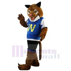 Kind Brown Tiger Mascot Costume Animal