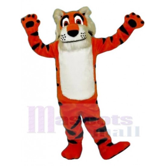 Tigre de peluche amistoso Disfraz de mascota Animal