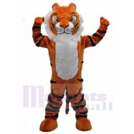 Robuster orangefarbener Tiger Maskottchen-Kostüm Tier