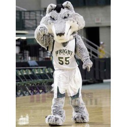 College Fierce Strong Wolf Mascot Costume Animal