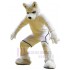 Collège Strong White Sport Wolf Costume de mascotte Animal