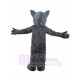 Big Eyes Dark Gray Wolf Mascot Costume Animal