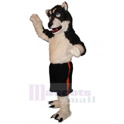 Sports Wolf Mascot Costume Animal with Blue Eyes