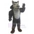 Black Power Strong Wolf Mascot Costume Animal