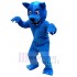 Lindo, sonriente, lobo azul Disfraz de mascota animal