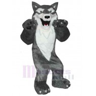 Starker wilder Wolf Maskottchen Kostüm Tier Erwachsene