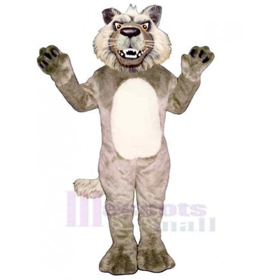 Lobo gruñidor marrón Disfraz de mascota animal
