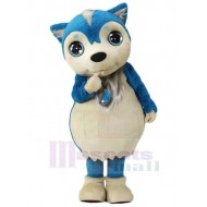 Petit loup bleu mignon Costume de mascotte Animal