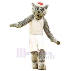 Lobo gris profesional Disfraz de mascota animal