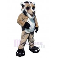 Lobo marrón de alta calidad Disfraz de Mascota Animal Adulto