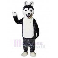 Böser schwarzer Wolf Maskottchen Kostüm Tier Erwachsene