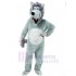 Loup gris mignon Costume de mascotte Animal aux petits yeux