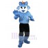 Lobo Azul Disfraz de mascota animal con dientes afilados