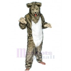 Wilder Wolfspelzanzug Maskottchen Kostüm Tier