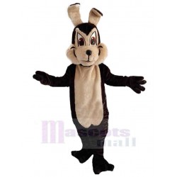 Loup brun foncé Costume de mascotte Animal